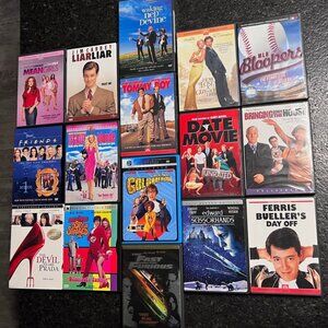 Lot of 16 DVDs all PG or PG-13 Mostly Comedies Tommy Boy Date Movie